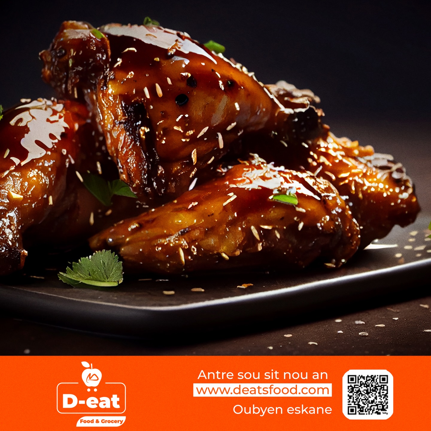 Plats à commander sur D-Eat